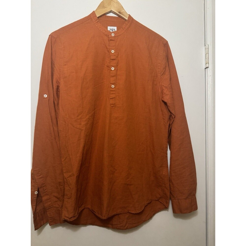 Zara Women’s Orange Shirt Size Medium